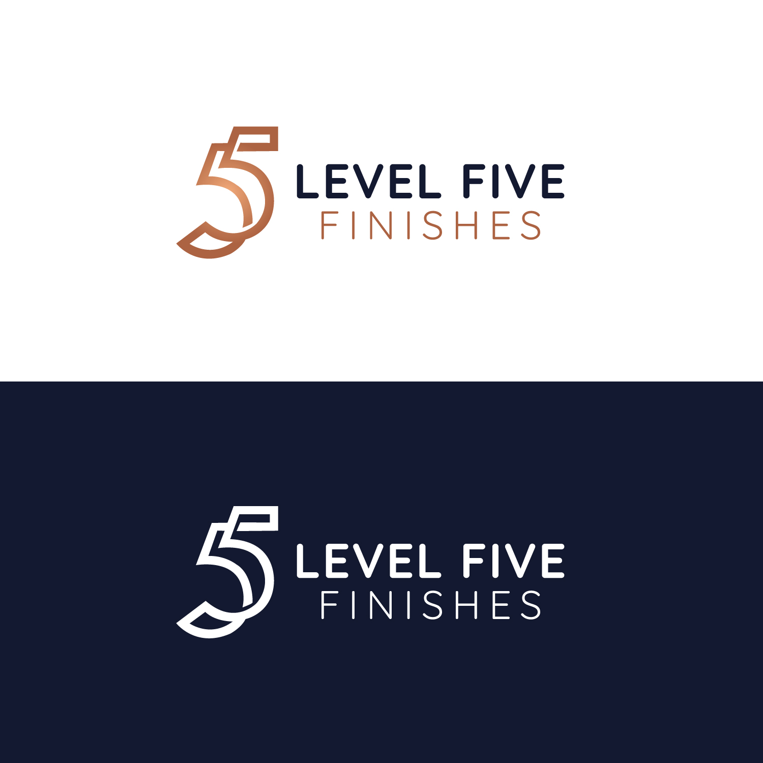 Logo Design by BOLBOL 2 for Level 5 Finishes | Design #21615663