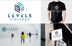 Logo Design by Bang Bang for Level 5 Finishes | Design: #21583441