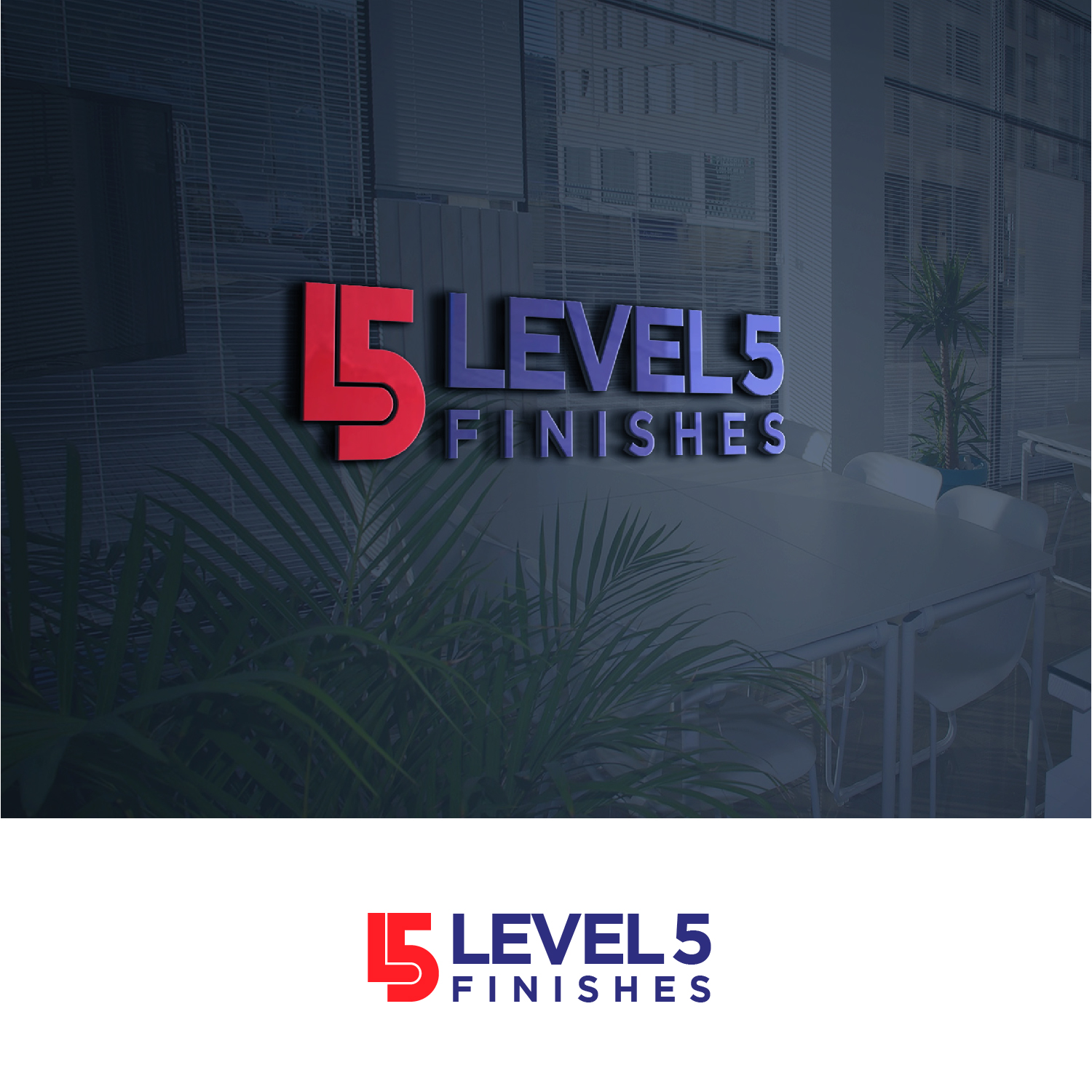 Logo Design by Munadi for Level 5 Finishes | Design #21605728