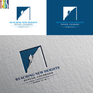 Reaching New Heights---Denver, Colorado---2020 Convention---March 25-28      | Logo Design by Iris 3