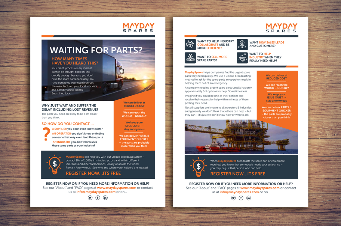 Graphic Design by Phouii for MaydaySpares | Design #21594932