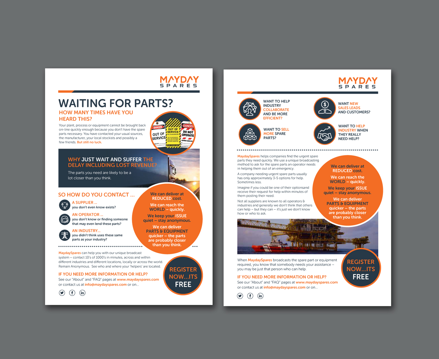 Graphic Design by Phouii for MaydaySpares | Design #21642687