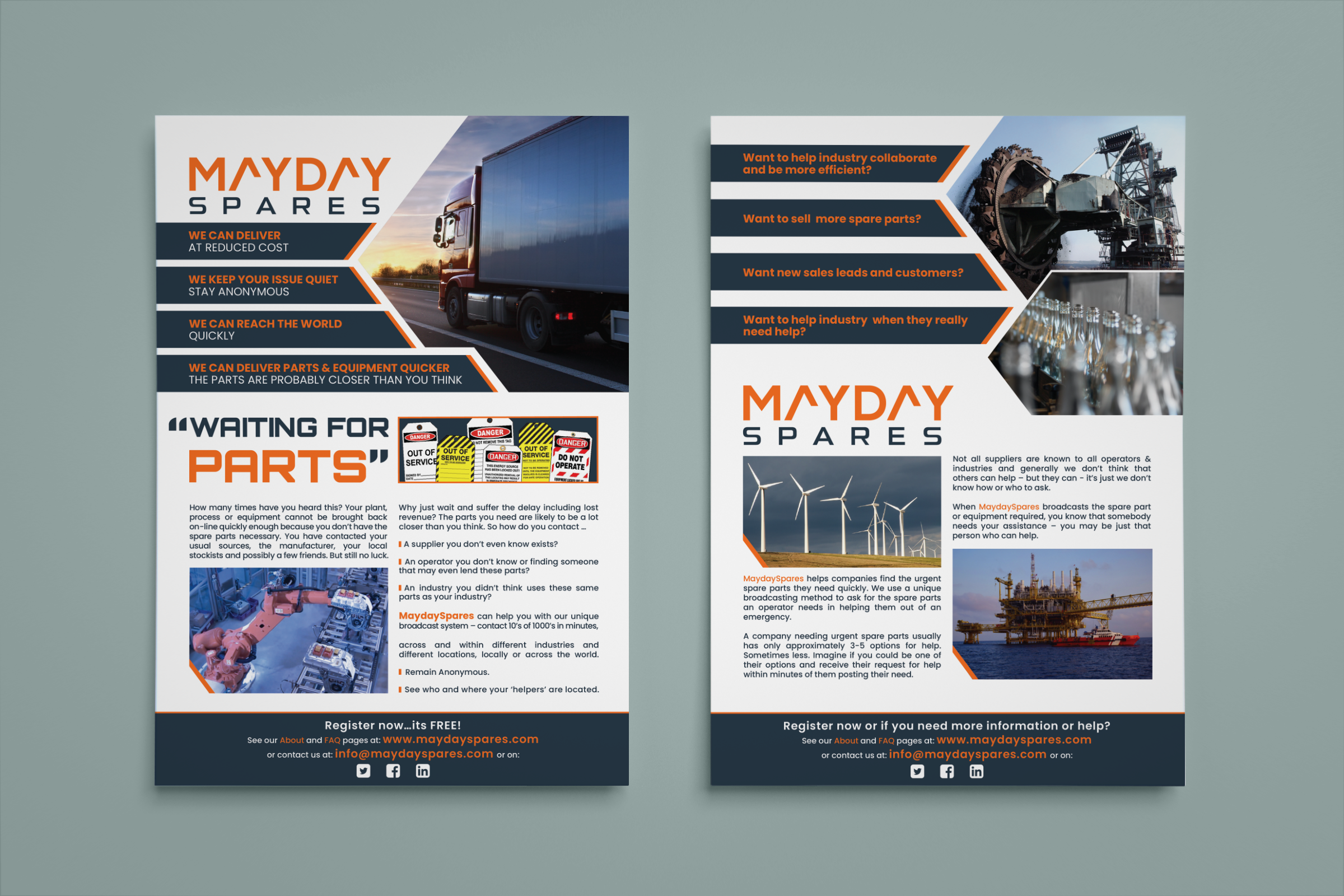 Graphic Design by dan-D-dan for MaydaySpares | Design #21662304