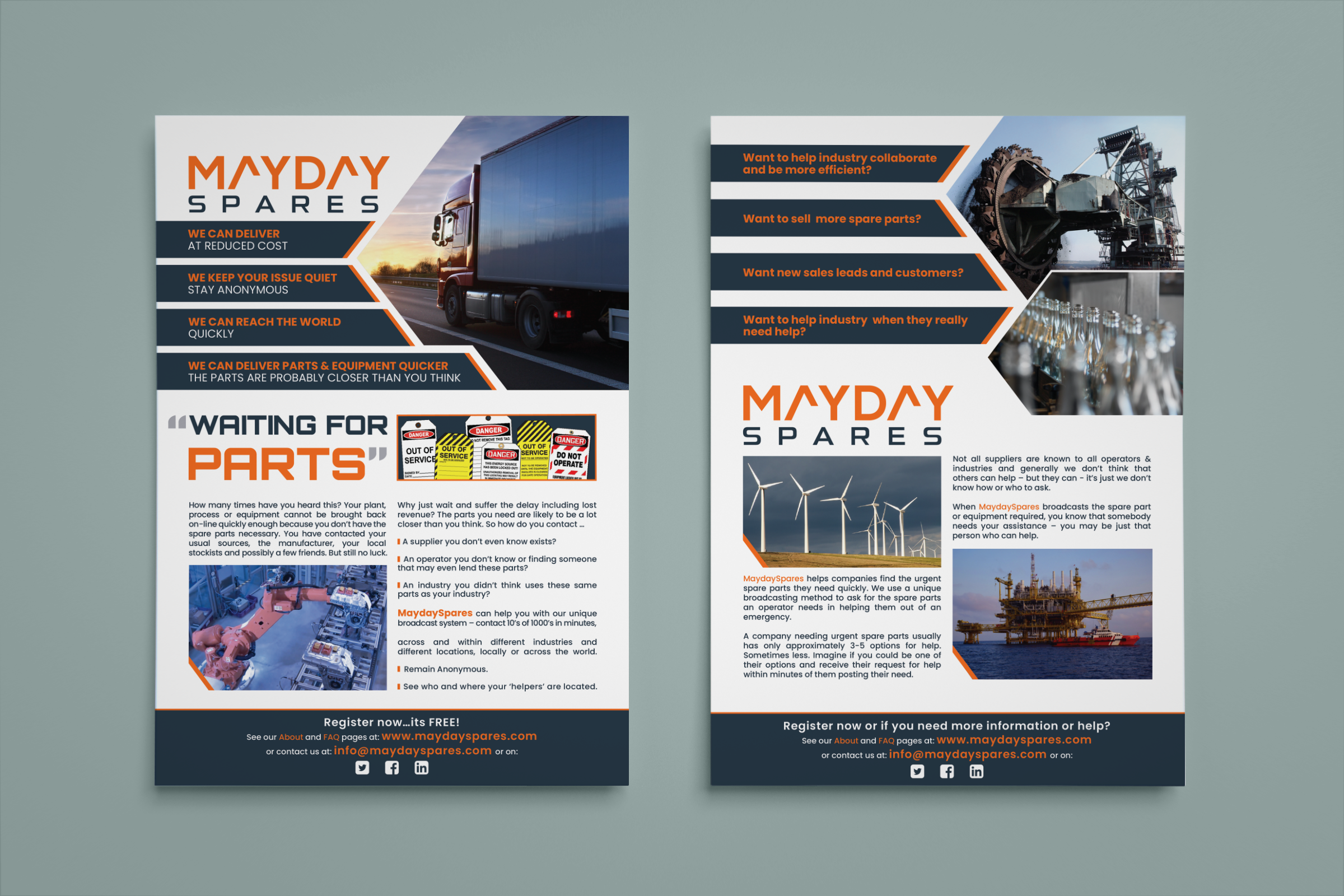 Graphic Design by dan-D-dan for MaydaySpares | Design #21662305