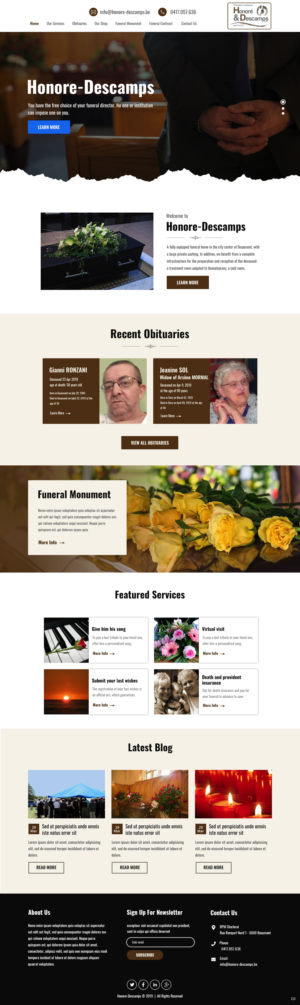 Web Design by pb for AD Websys SPRL | Design: #21578298