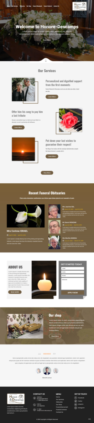 Web Design by pb for AD Websys SPRL | Design: #21578304