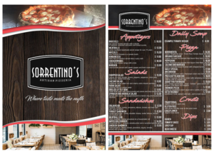 Menu Design by WB Design Works