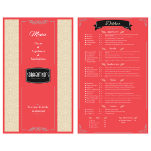 Menu Design by Lotivegraphics