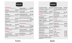 Menu Design by mmin