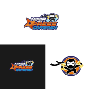 Ninja Xpress Car Wash | Logo Design by Majestic Prints