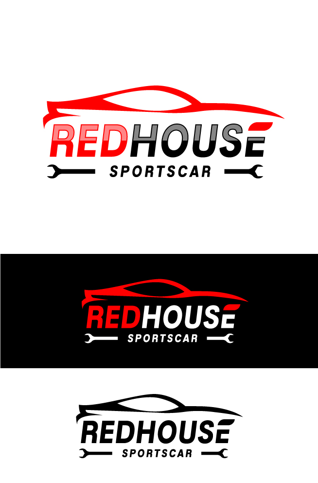 Logo Design by Graphic Design for Red House Sportscar  | Design #21595005