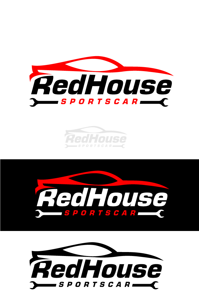 Logo Design by Graphic Design for Red House Sportscar  | Design #21595048