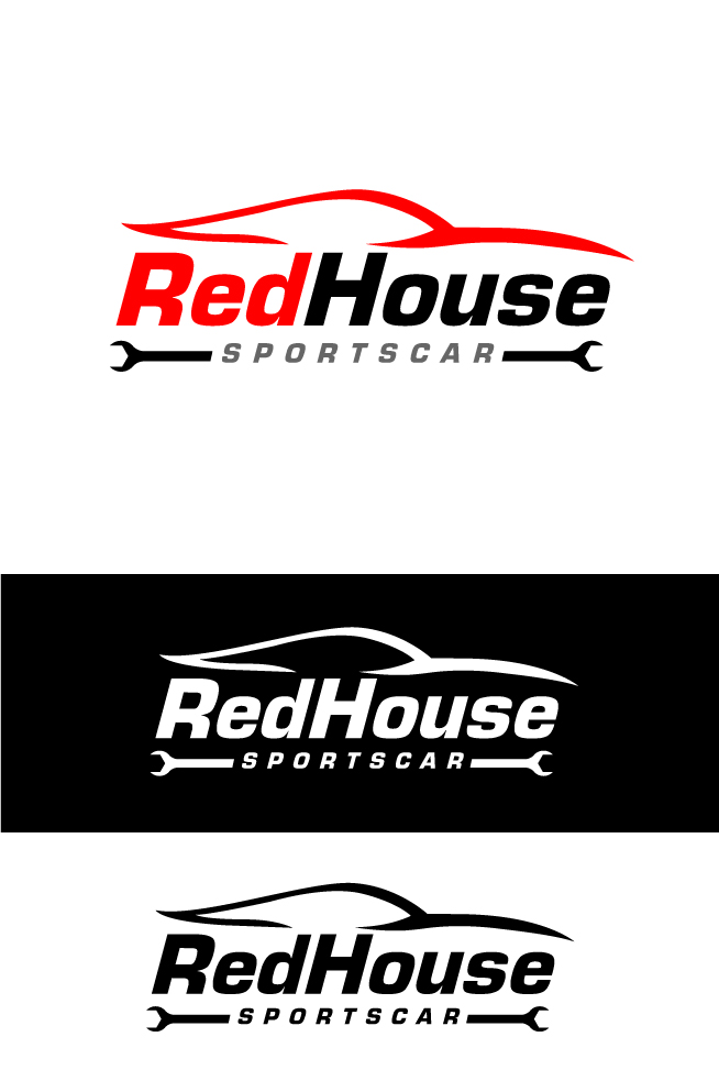 Logo Design by Graphic Design for Red House Sportscar  | Design #21595179