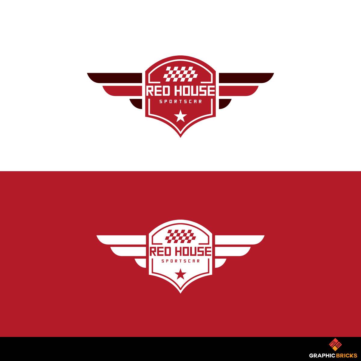 Logo-Design von Graphic Bricks für Red House Sportscar  | Design #21576837