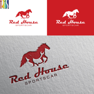 Red House Sportscar | Logo Design by Iris 3