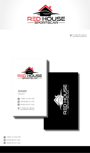 Logo Design by graphicevolution for Red House Sportscar  | Design: #21578367