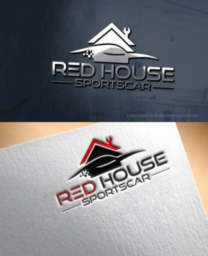 Logo Design by graphicevolution for Red House Sportscar  | Design: #21578368