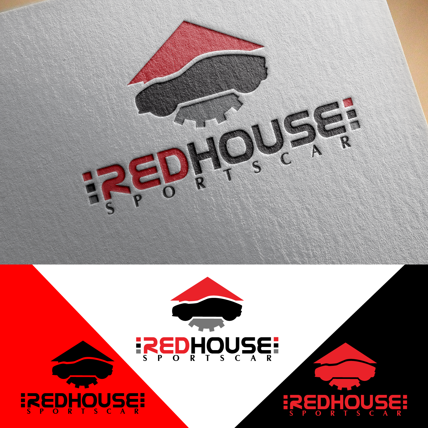 Logo-Design von mohamedsiraaj88 2 für Red House Sportscar  | Design #21589616