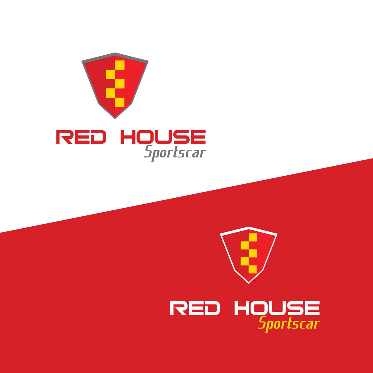 Logo Design by titanium wings for Red House Sportscar  | Design #21578486