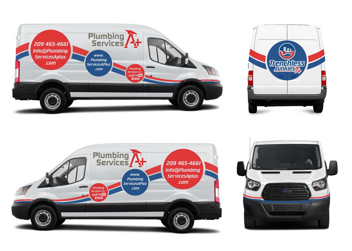 Car Wrap Design by Kira Graphics for plumbing services A+ | Design #21585889