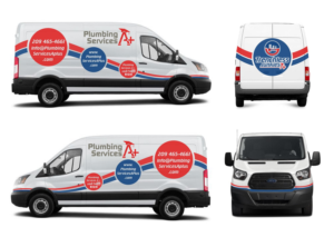 Car Wrap Design by Kira Graphics for plumbing services A+ | Design: #21585889
