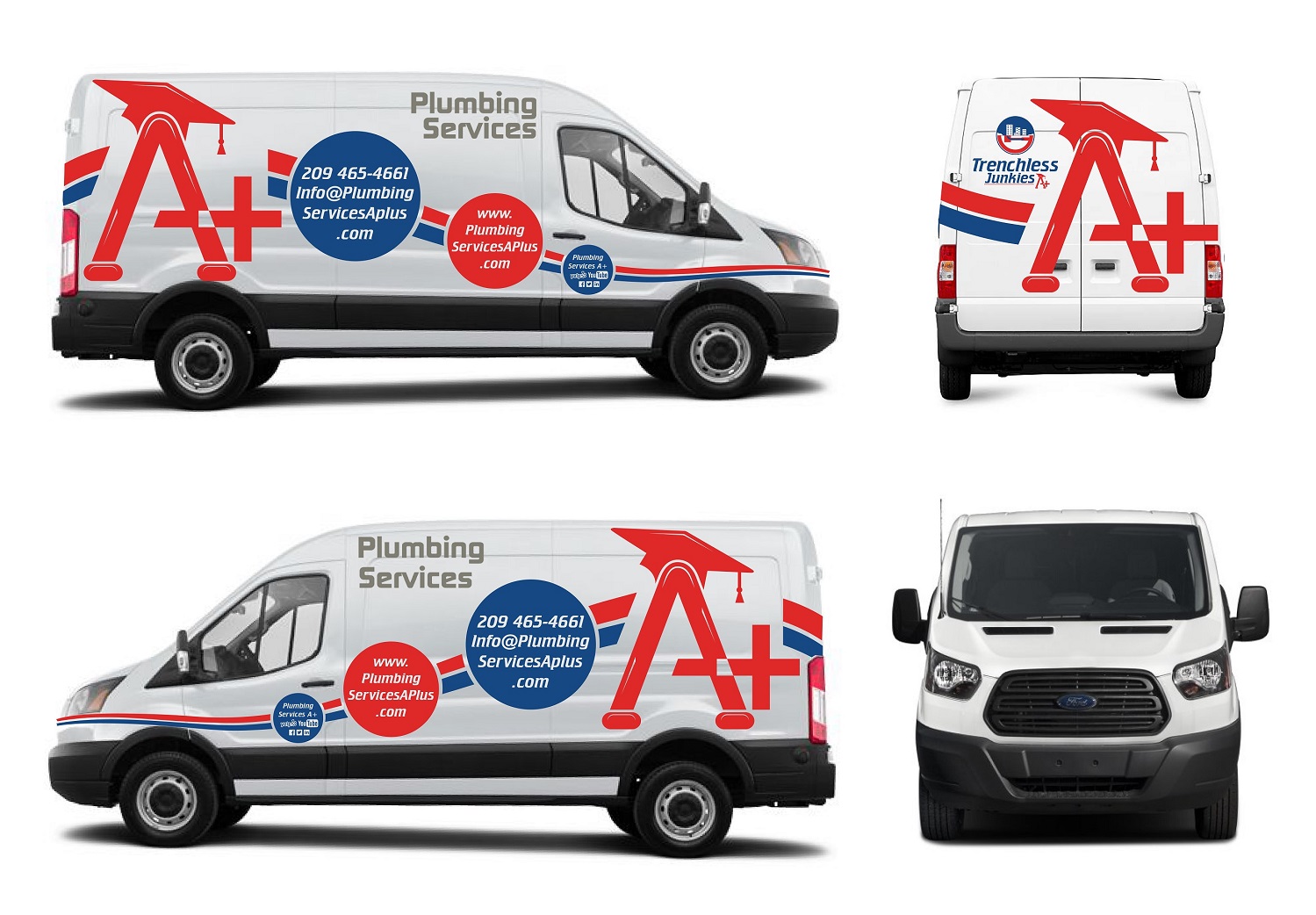 Car Wrap Design by Kira Graphics for plumbing services A+ | Design #21604839