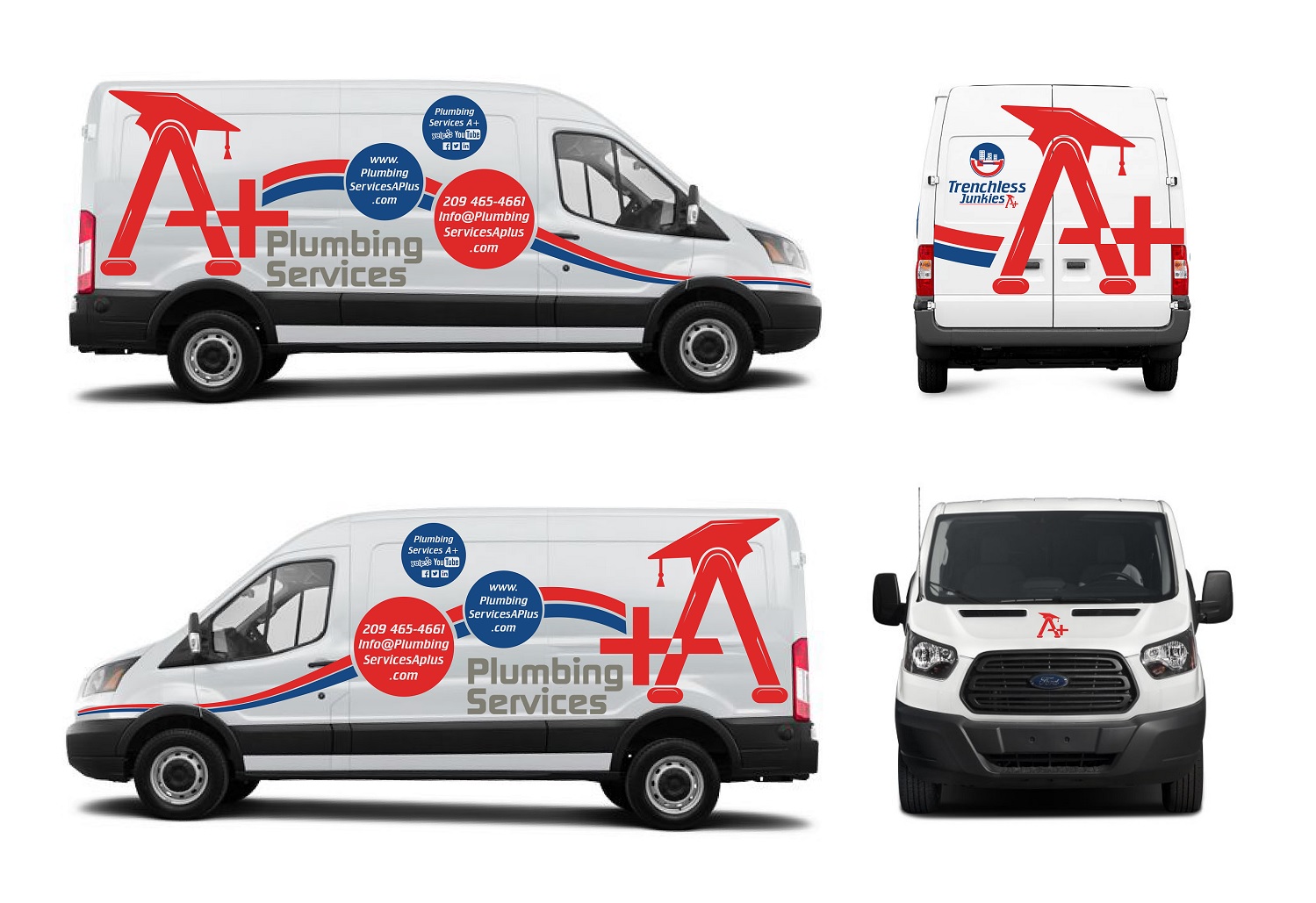 Car Wrap Design by Kira Graphics for plumbing services A+ | Design #21623429