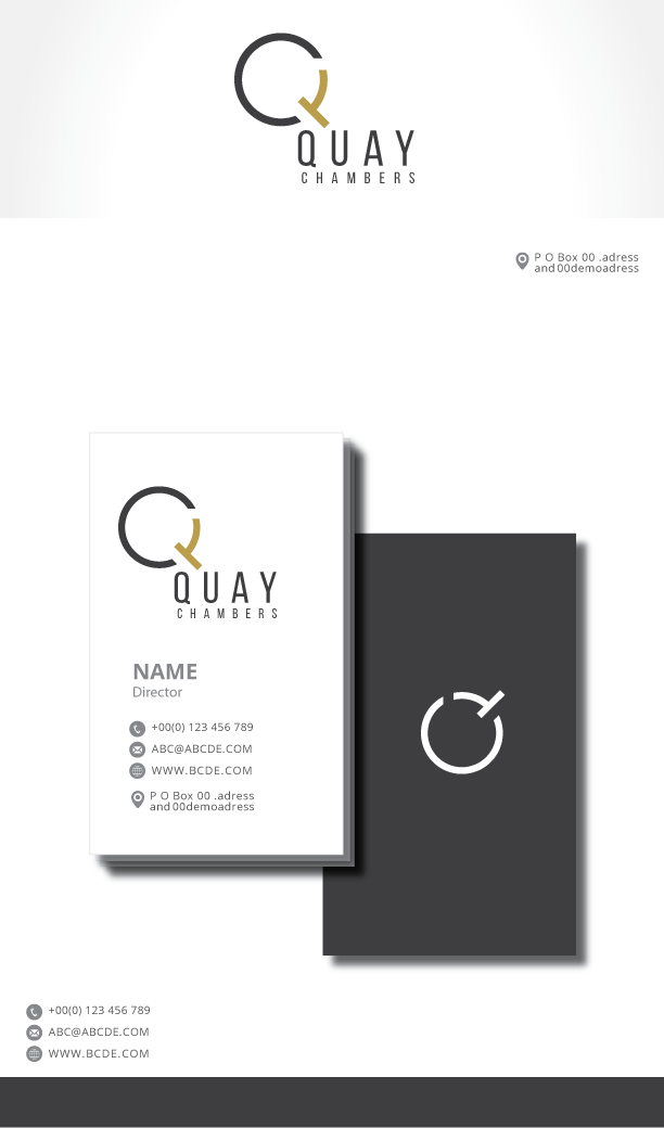 Logo Design by graphicevolution for Quay Chambers | Design #21577050