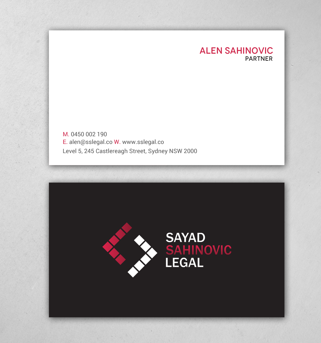 Business Card Design by chandrayaan.creative for this project | Design #21602237