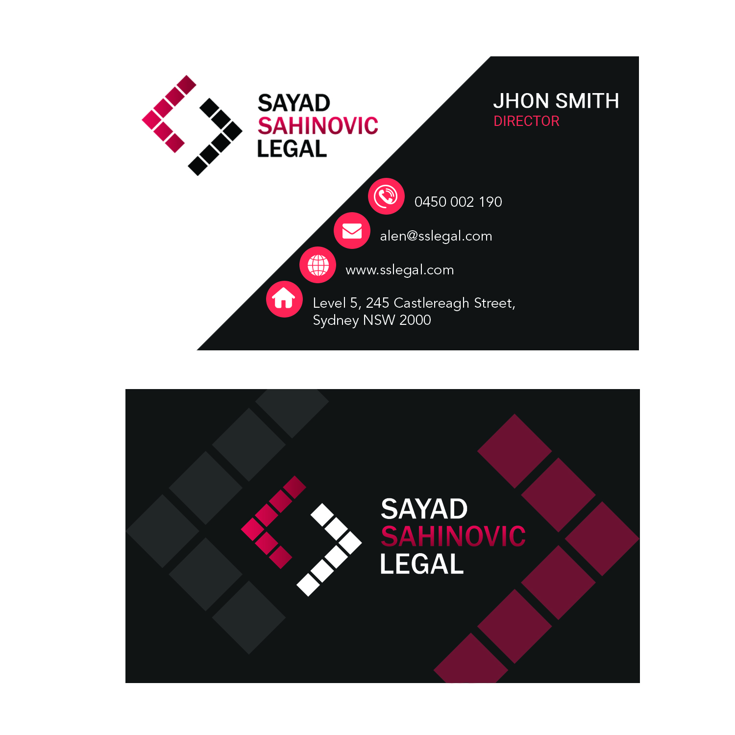 Business Card Design by Rahu for this project | Design #21615595