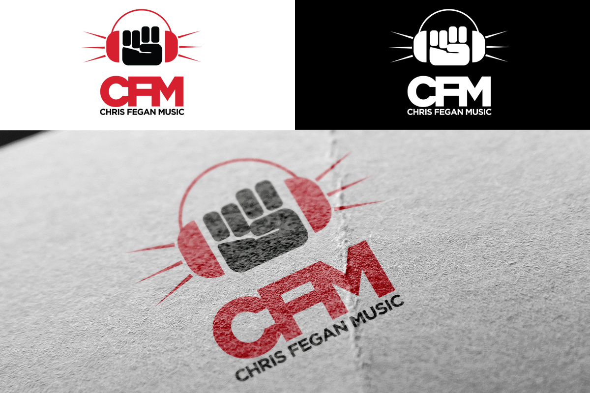 Logo Design by Atroxic Design for Chris Fegan music  | Design #21636520