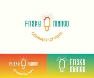 Frisky Mango Gourmet Ice Pops | Logo-Design von luiz otavio I DESIGN