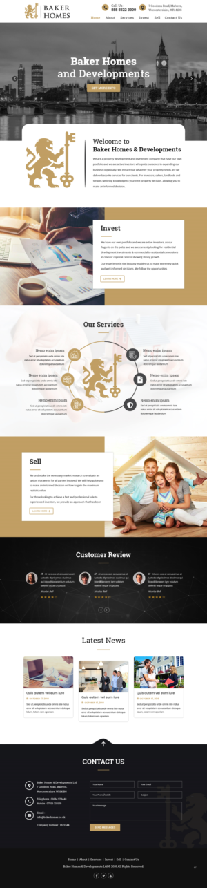 Web Design by pb for this project | Design: #21597408