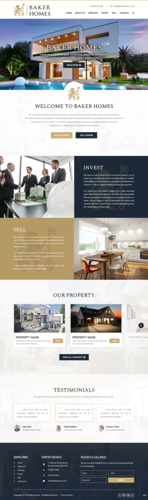 Web Design by pb for this project | Design: #21597409