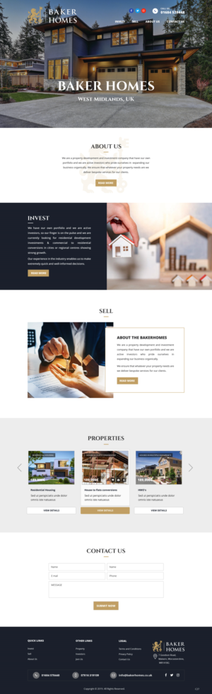 Web Design by pb for this project | Design: #21597416