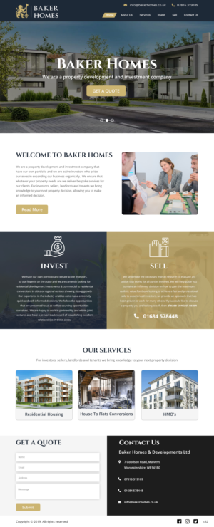 Web Design by pb for this project | Design: #21597417