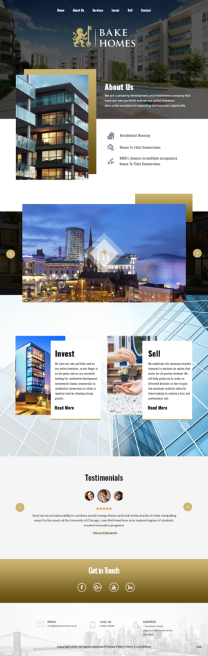 Web Design by pb for this project | Design: #21597425