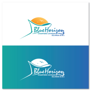 Logo-Design von Sujit Banerjee für Blue Horizon Charters Cayman | Design: #21594773