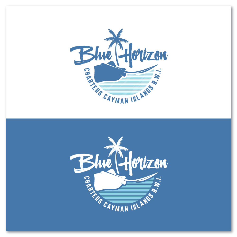 Logo-Design von Sujit Banerjee für Blue Horizon Charters Cayman | Design #21594774