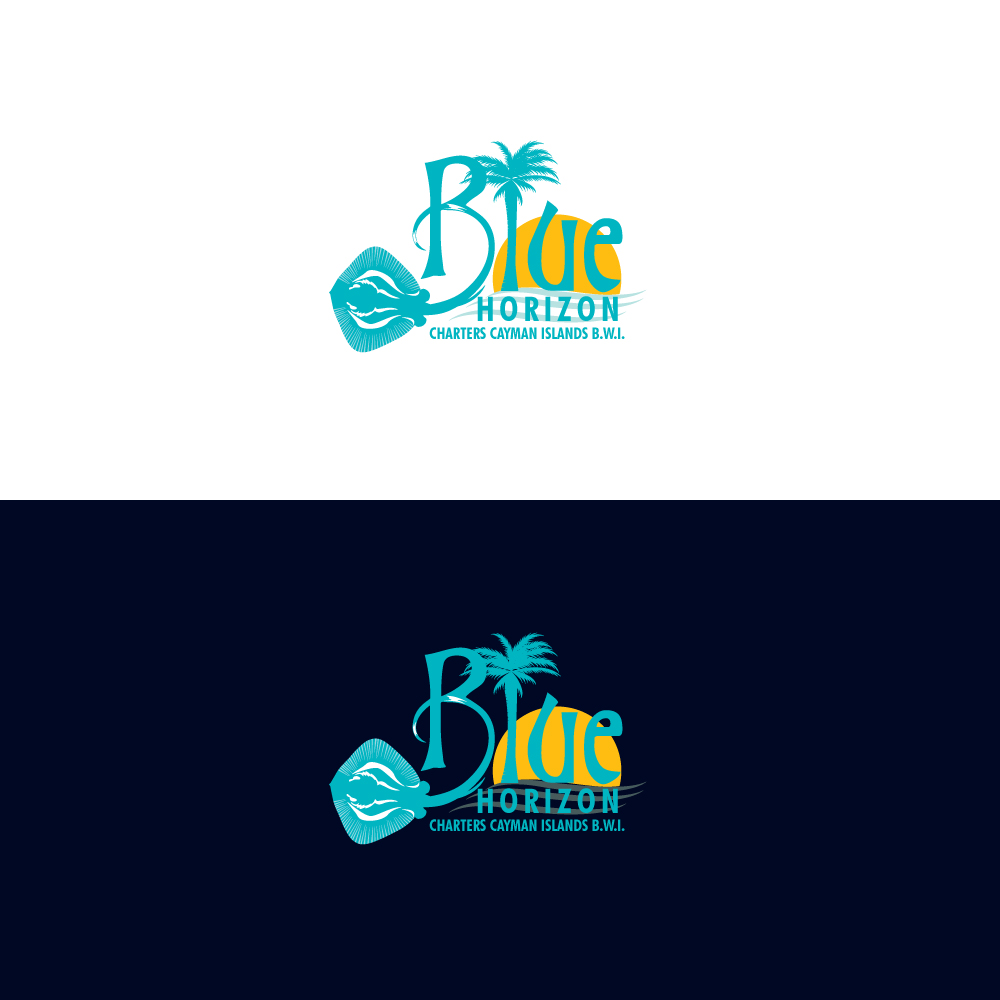 Diseño de Logo por Sujit Banerjee para Blue Horizon Charters Cayman | Diseño #21594777