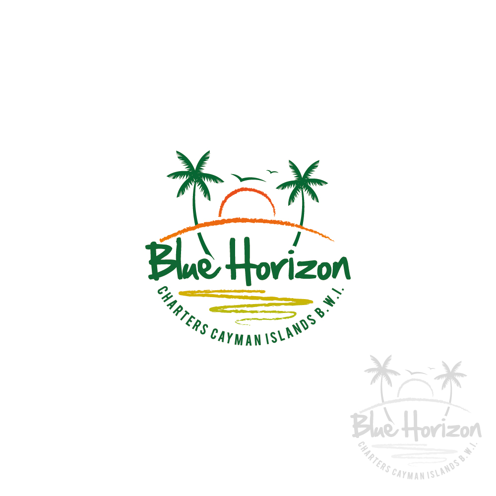 Diseño de Logo por Sujit Banerjee para Blue Horizon Charters Cayman | Diseño #21594779