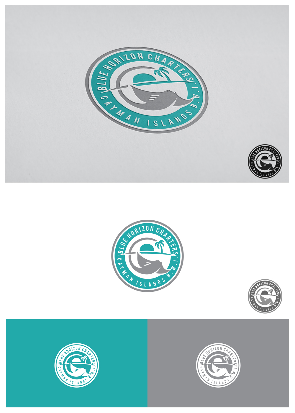 Logo Design by goranvisnjic82 for Blue Horizon Charters Cayman | Design #21591306