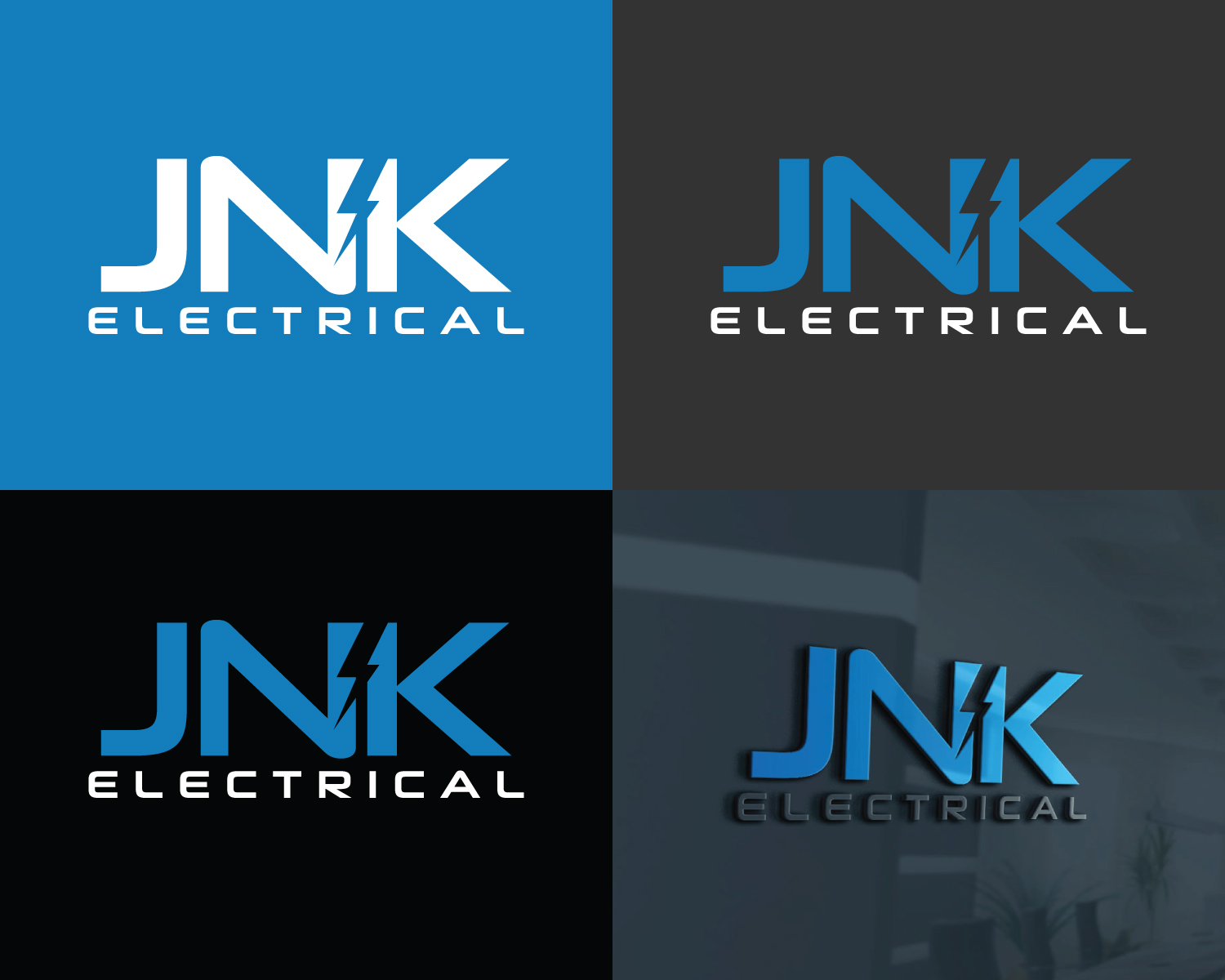 Logo Design by Atec for JNK Electrical  | Design #21604925