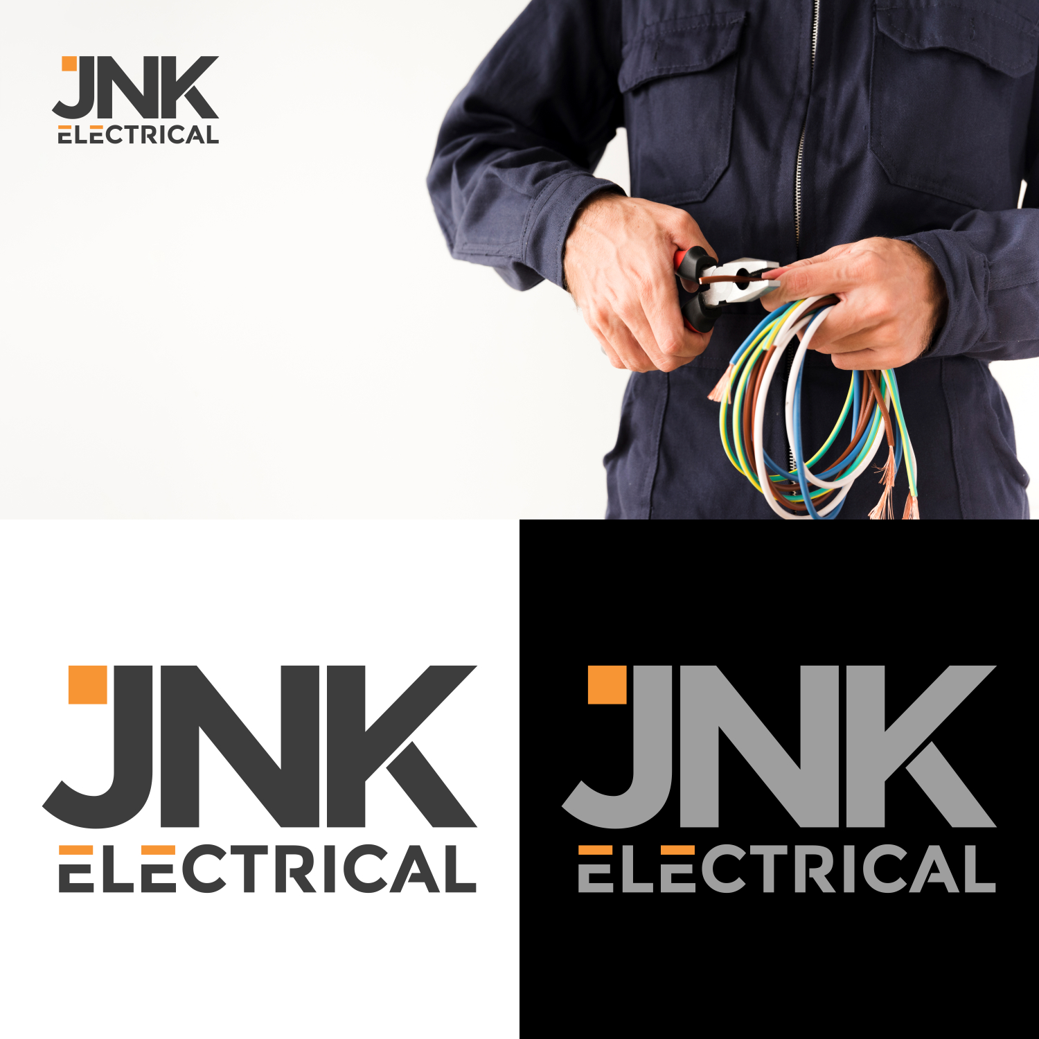 Logo Design by sandiyakarya for JNK Electrical  | Design #21594073
