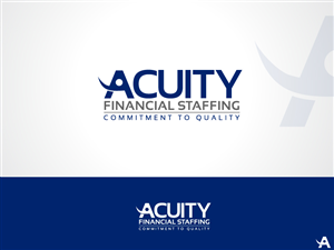 Acuity Financial Staffing, Commitment to Quality, Without Compromise | Logo Design by Grapflix 2022