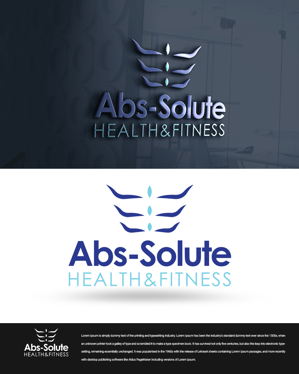 Logo Design For Abs Solute Health And Fitness By Beetro 2 Design