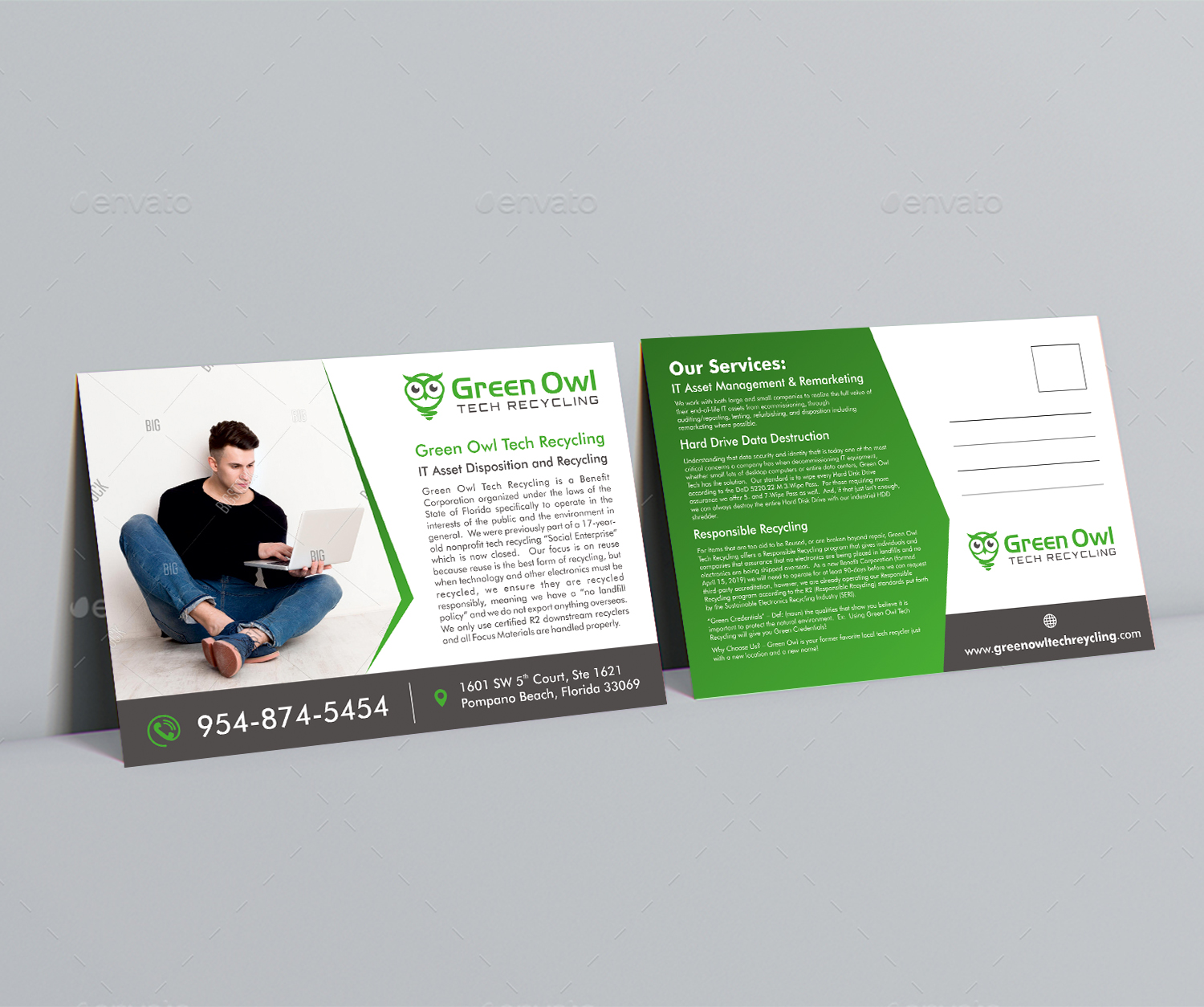 Flyer Design by ecorokerz for Green Owl Tech Recycling | Design #21604831