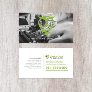 Flyer-Design von arturosanchezlazo für Green Owl Tech Recycling | Design: #21597325