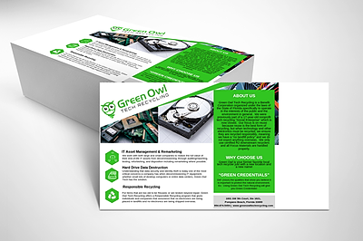 Flyer Design by AnneWanjiku for Green Owl Tech Recycling | Design #21607695