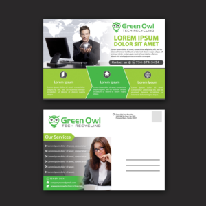 Flyer-Design von Schöpfer für Green Owl Tech Recycling | Design: #21599104
